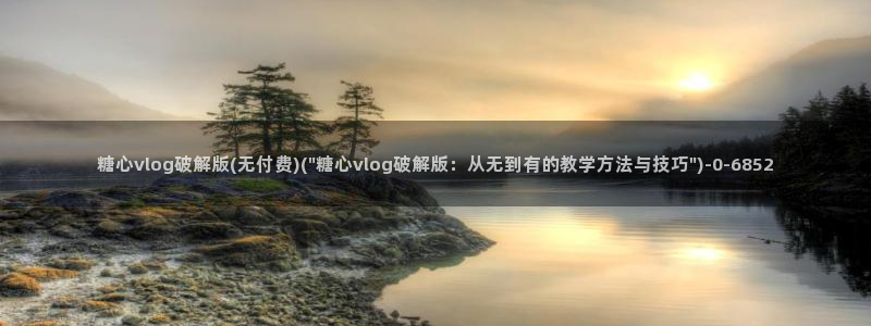 vlog糖心在线观看